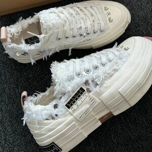 xVESSEL G.O.P. Lows Black 经典黑帆布时尚休闲 低帮 板鞋 男女同款 白色